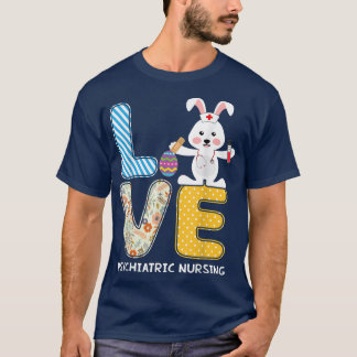 T-shirt Amour Rabbit Psychiatrique Bunnies Infirmières Soi