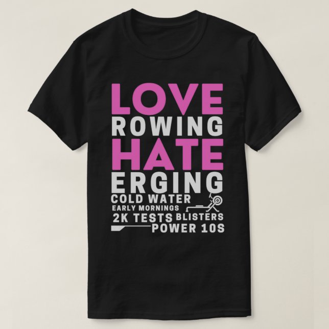 T-shirt Amour Raviver Hate Erging (Design devant)