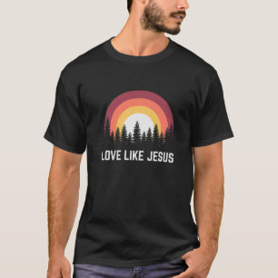 T-shirt Amour Religieux Comme Jésus Chrétien