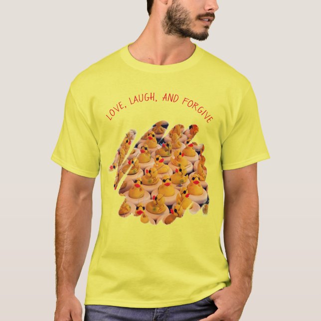T-shirt Amour Rire Pardonner Inspiration (Devant)
