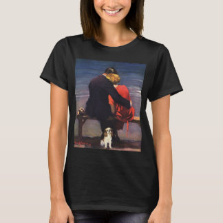 T-shirt Amour Romantique Vintage, Romance sur la Plage