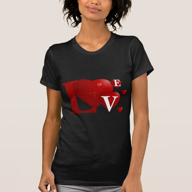 T-shirt AMOUR Rouge (Devant)