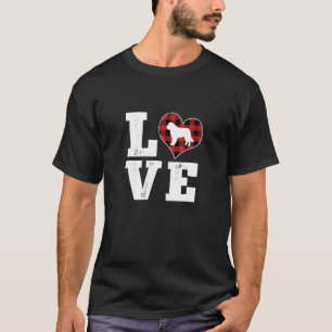 T-shirt Amour Saint Bernard Cadeaux pour amateur de chien