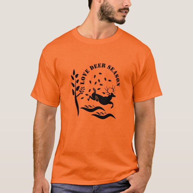 T-shirt Amour saison des Cerfs (Devant)