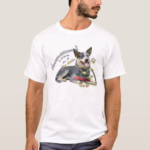 T-shirt Amour sans conditions bleu de Heeler
