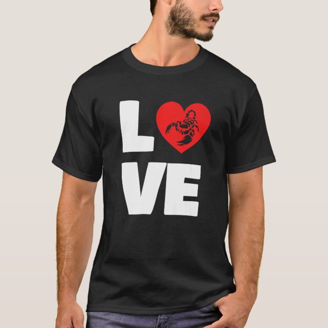 T-shirt Amour Scorpion Venin de Scorpion   (Devant)