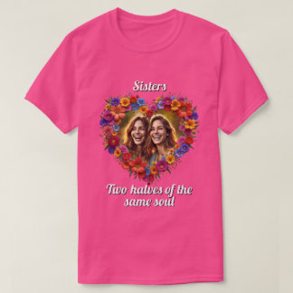 T-shirt Amour Sisterly En Fleur