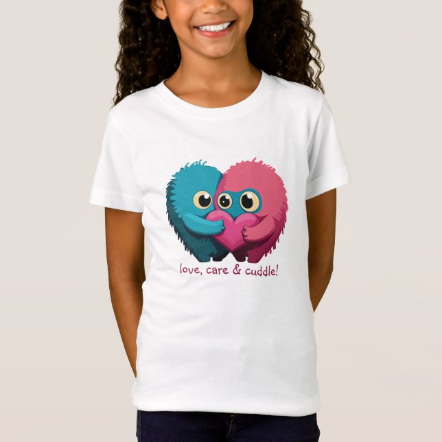 T-Shirt Amour, soins et câlinage (Devant)