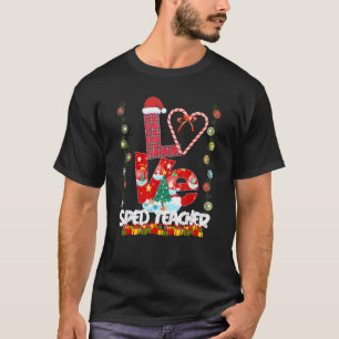 T-shirt Amour Spécial Professeur Chapeau de Père Noël Bonb