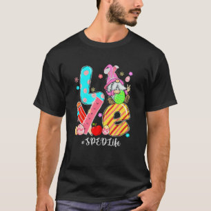 T-shirt Amour SPED Professeur Gnome Funny Jour de Pâques O