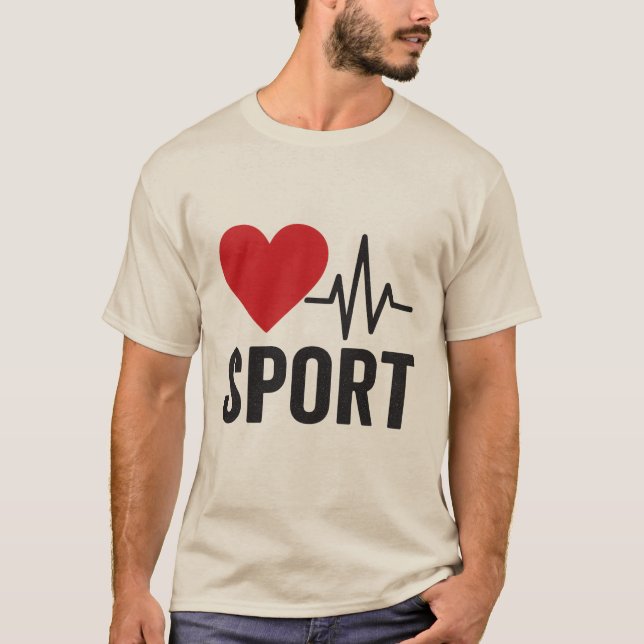 T-shirt amour sport (Devant)