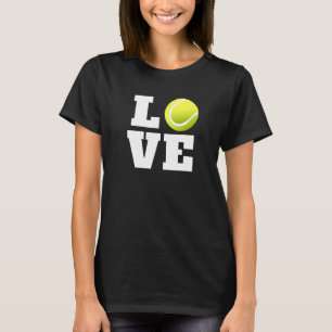 T-shirt Amour Tennis Cute Fan Tennis