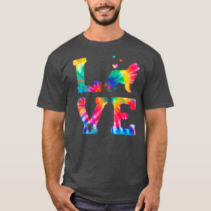 T-shirt Amour Terre-Neuve Newfie Tie Dye Chien Maman Papa