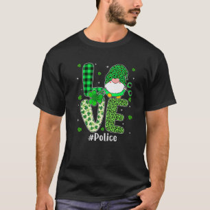 T-shirt AMOUR Trèfle Plaid Léopard Saint-Patrick Police G