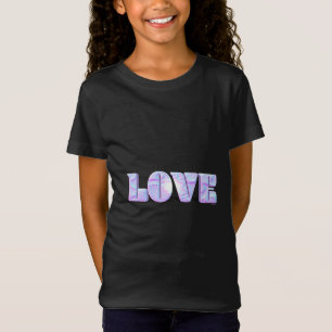 T-Shirt AMOUR unique 3D moderne graphique, noir Cool