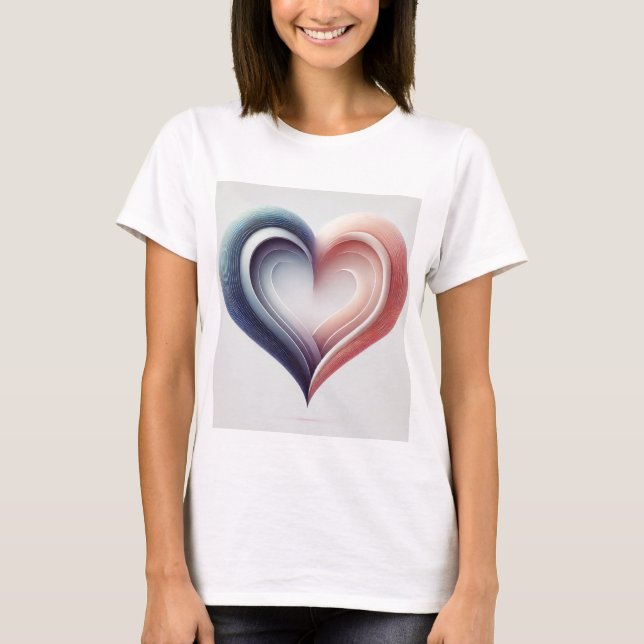 T-shirt amour unit chemise, force endure tee, inspirati (Devant)