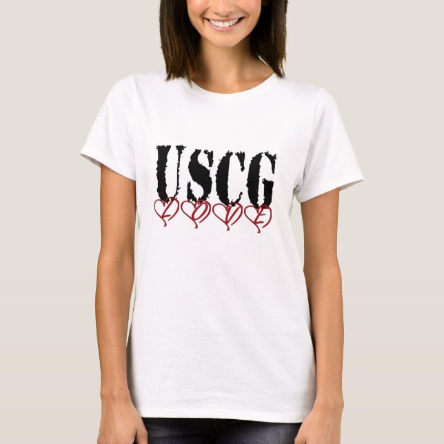 T-SHIRT AMOUR USCG (Devant)