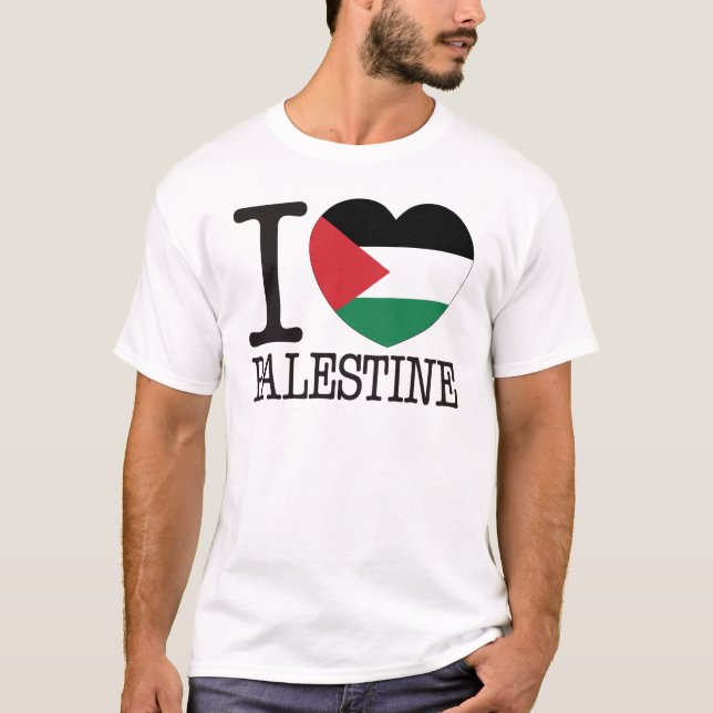 T-shirt Amour v2 de la Palestine (Devant)