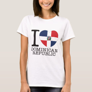 T-shirt Amour v2 de la République Dominicaine