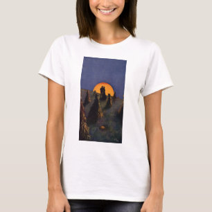 T-shirt Amour vintage et romance, Harvest Moon Kiss