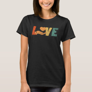 T-shirt Amour Vintage Retro Social Worker