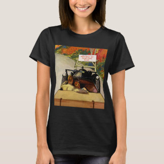 T-shirt Amour Vintage, Route Fermée Procédez à Vos Propres
