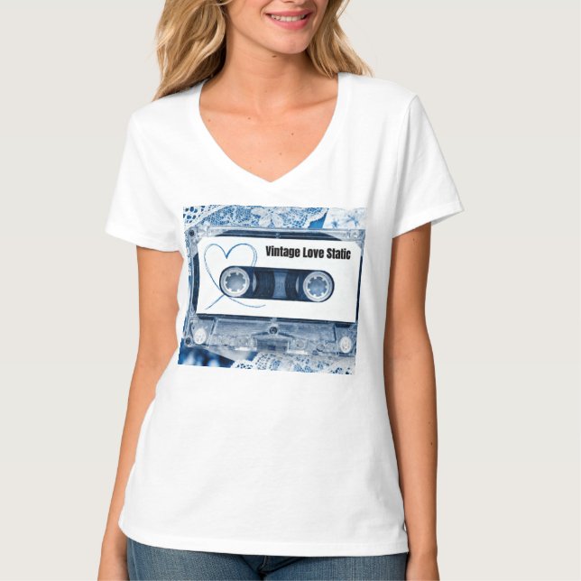 T-shirt Amour Vintage Statique (Devant)
