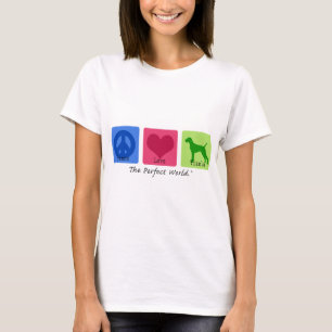 T-shirt Amour Vizsla de paix