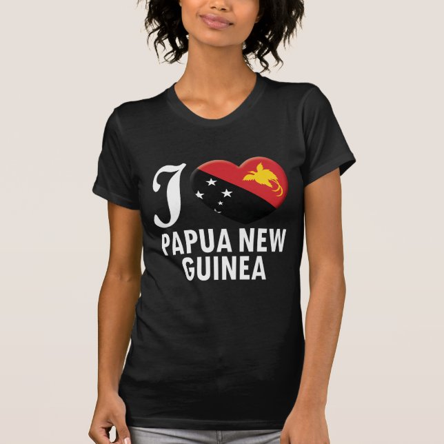 T-shirt Amour W de la Papouasie-Nouvelle-Guinée (Devant)