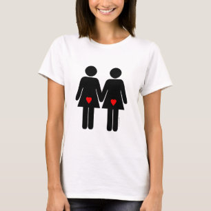 T-shirt Amoureuses lesbiennes