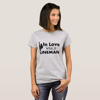 T-shirt Amoureux Avec Un Lineman