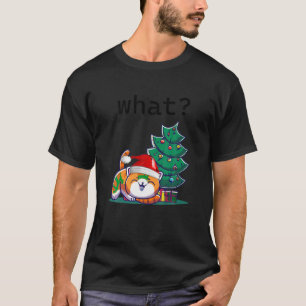 T-shirt Amoureux Chats Amoureux Chemise Chat Feux de Noël