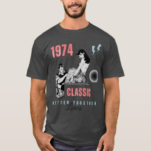 T-shirt Amoureux classiques Pop art comicee
