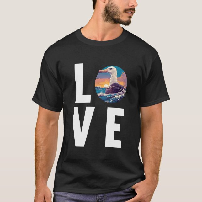 T-shirt Amoureux d'Albatros Albatros (Devant)