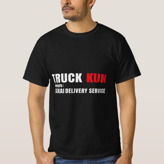 T-shirt Amoureux d'Anime mème Isekai Truck-Kun manga pour  (Devant)