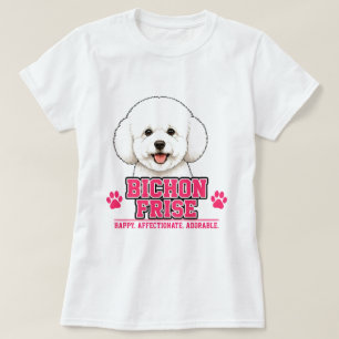 T-shirt 🐾 Amoureux de Bichon Frise 🐾