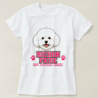 T-shirt 🐾 Amoureux de Bichon Frise 🐾