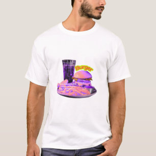 T-Shirt Amoureux de Burger - Tee-shirt à Graphisme