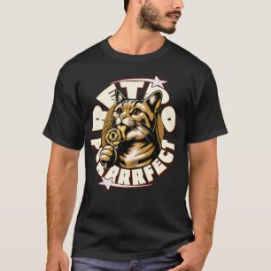 T-shirt Amoureux de Chats Mignons Lollipop Rétro 