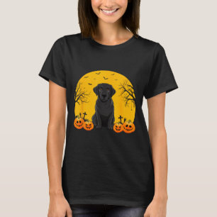 T-shirt Amoureux de chien Labrador noir hommes femmes enfa
