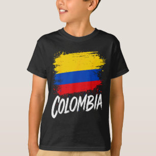 T-shirt Amoureux de Colombie Drapeau Colombien