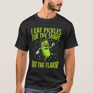 T-shirt Amoureux de Cornichons Drôle Je Mange des Cornicho