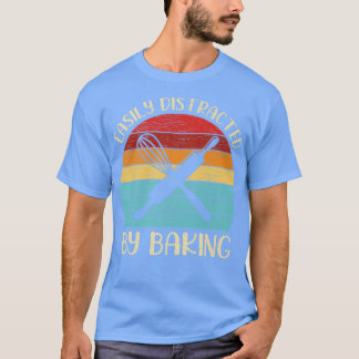 T-shirt Amoureux De Cuisson Vintage Rétro Facilement Distr