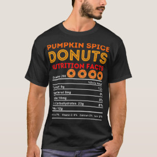 T-shirt Amoureux de Donut citrouille Amateurs de beigne de