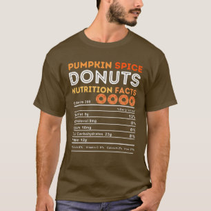 T-shirt Amoureux de Donut citrouille Amateurs de beigne de