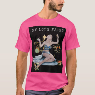 T-shirt Amoureux de fées design, fées, sirènes, fée poussi
