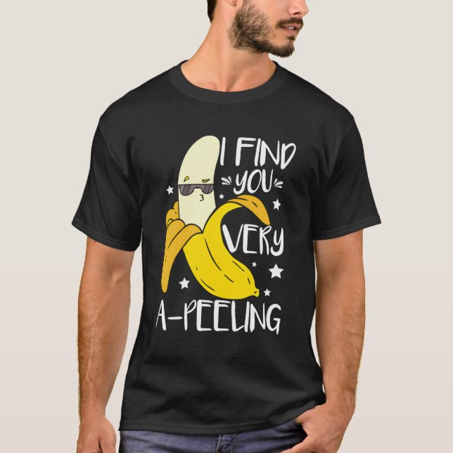 T-shirt Amoureux de fruits de banane (Devant)