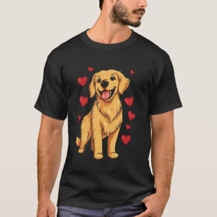 T-shirt Amoureux de Golden Retriever Mignon