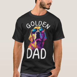 T-shirt Amoureux de Golden Retriever Papa Golden Retriever