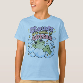 T-shirt Amoureux de grenouilles mignonnes humour cloud kaw